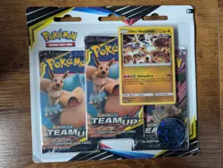 Pokemon Sun & Moon Team Up Ultra Necrozma 3-Pack Booster Blister Factory Sealed - Image 1