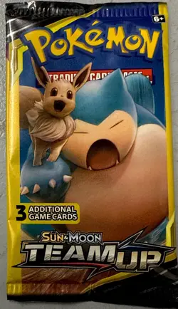 🔥Pokemon Sun and Moon Team Up 3 Card Mini Booster Pack (2019)Factory Sealed🔥 - Image 1