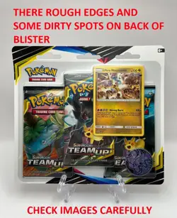 (402909) Pokemon Sun & Moon Team Up Ultra Necrozma 3-Pack Blister Factory Sealed - Image 2