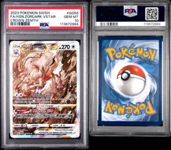 2023 POKEMON SWORD & SHIELD CROWN ZENITH FULL ART/HISUIAN ZOROARK VSTAR PSA 10 - Image 3