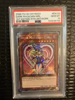 Dark Magician Girl (Platinum Secret Rare) (A) RA03-EN123 Bonanza Psa 10 - Image 1
