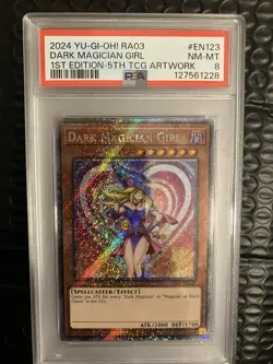 Dark Magician Girl (Platinum Secret Rare) (A) RA03-EN123 Bonanza Psa 8 - Image 1