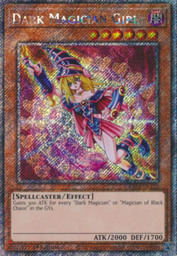 Dark Magician Girl [A] RA03-EN123 Platinum Secret Rare 1st Edition - Image 1