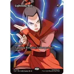LIGHTNING BOLT (BORDERLESS) X4 Avatar: The Last Airbender Eternal Magic MTG CARD - Image 1