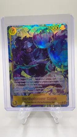 Bartholomew Kuma OP12-119 SEC⭐ Alt Art One Piece TCG (Legacy of the Master set) - Image 1