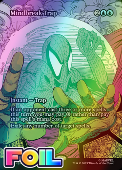 x1 Mindbreak Trap MAR MTG 11 FOIL BORDERLESS MYTHIC M/NM 1x - Image 1
