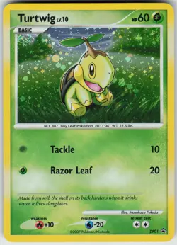 Turtwig DP01 PR-DPP Holo Promo DP Black Star Promos Pokemon - Image 1