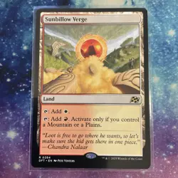 Sunbillow Verge (REGULAR) x1 - MTG Aetherdrift DFT #264 - Image 1