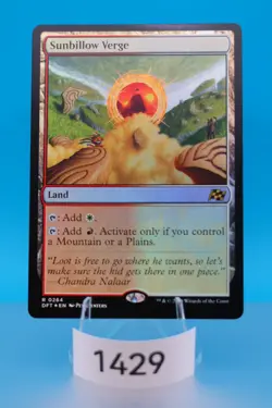 MTG Sunbillow Verge Aetherdrift Foil #264 - Image 1