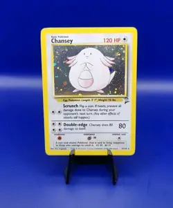 Chansey 3/130 Base Set 2 Holo Rare Pokemon Card Nintendo Pokemon TCG WOTC NM - Image 1