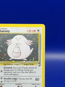 Chansey 3/130 Base Set 2 Holo Rare Pokemon Card Nintendo Pokemon TCG WOTC NM - Image 5
