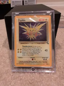 Zapdos - 15/62 - Pokemon Fossil Unlimited Holo Rare Card WOTC NM - Image 1