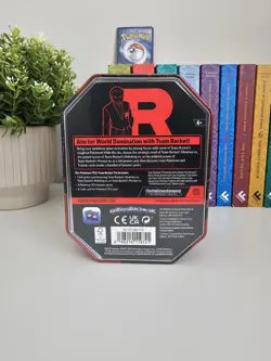 Pokemon TCG Team Rocket Tin Nidoking ex 1 Foil Promo Card & 4 Booster Packs New - Image 4