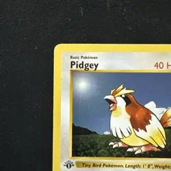 Pokemon TCG Pidgey 057/102 Base Set (Shadowless) Common card 1st Edition LP - Image 2
