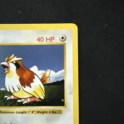 Pokemon TCG Pidgey 057/102 Base Set (Shadowless) Common card 1st Edition LP - Image 3