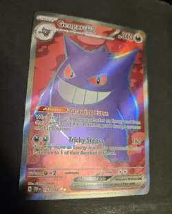 Gengar ex 193/162 SV05: Temporal Forces Holo Full Art Pokemon Card NM - Image 5