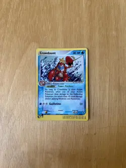 Crawdaunt - 3/97 Ex Dragon - holo rare pokemon card - NM - BONUS corphish - Image 1