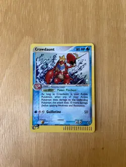 Crawdaunt - 3/97 Ex Dragon - holo rare pokemon card - NM - BONUS corphish - Image 2