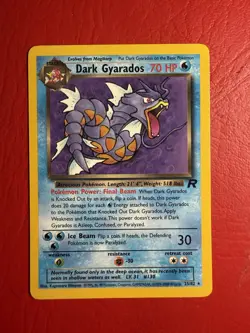 Dark Gyarados 25/82 - non holo Rare - Team Rocket - Pokemon Card - LP/NM A - Image 1