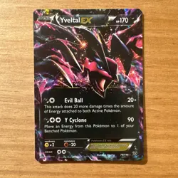 Yveltal EX 79/146 Pokemon Card XY Base Set Ultra Rare - Image 1