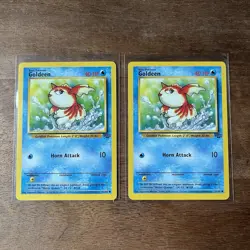 GOLDEEN 53/64 Jungle Pokemon Card Lot Of 2 - Image 1