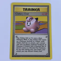 Clefairy Doll Base Set 70/102 Regular Rare LP Pokemon Card - Image 1