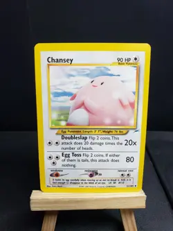 Pokemon Card Vintage Rare Chansey Neo Destiny 31/105 WotC TCG - Image 1
