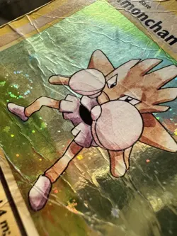 Hitmonchan Holo ( White Gloves ) set base 7/102 ITA “ERROR CARD” MISPRINT - Image 5