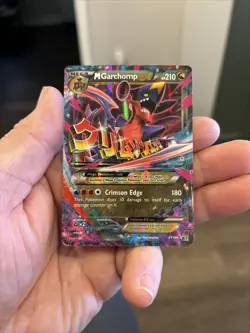 Pokemon TCG M Garchomp EX Promo Card XY168 - Image 1
