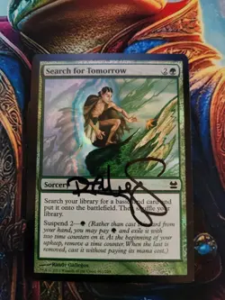 Search for Tomorrow - MTG Modern Masters Foil - Signed By Artist LP - Image 1