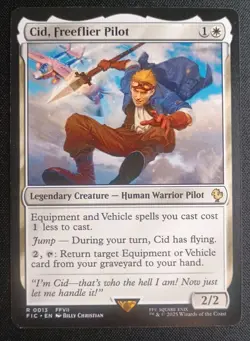 MTG Final Fantasy - Cid, Freeflier Pilot - Rare - Image 1