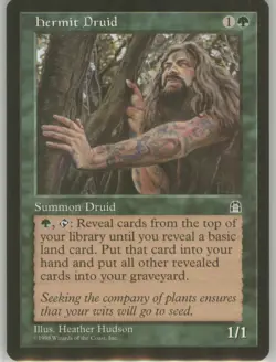 Hermit Druid Vintage LP Non-Foil Stronghold MTG - Image 1