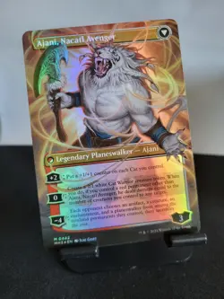 Ajani Nacatl Pariah/Ajani Nacatl Avenger Full Art Foil MH3 NM ENG MTG - Image 2