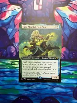 Tam, Mindful First-Year Lorwyn Eclipsed Extended Art Rare - Image 1