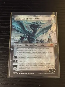 MTG: Ugin, Eye of the Storms (Borderless) (Foil): Tarkir: Dragonstorm (NM) - Image 1
