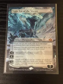 MTG: Ugin, Eye of the Storms (Borderless) (Foil): Tarkir: Dragonstorm (NM) - Image 2