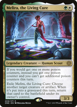 x4 Melira, the Living Cure ONE MTG 209/271 RARE M/NM 4x - Image 1