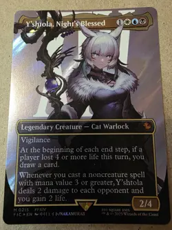 Y'shtola, Night's Blessed - (Borderless) (Surge Foil) - Final Fantasy - Mtg - Image 1