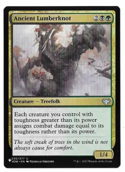 MTG Ancient Lumberknot The List Mystery Booster 2 (MB2) Uncommon #230 Unplayed - Image 1