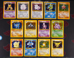 MP/HP (Unlimited) NEAR-COMPLETE Pokemon 13/16 HOLO-RARE Card BASE 102 Set WOTC#1 - Image 1