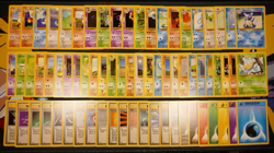 HP (Unlimited) COMPLETE Pokemon BASE Set 70-Card UNCOMMON/COMMON Non-Holo 102 - Image 1