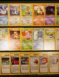 LP/MP (Unlimited) COMPLETE Pokemon BASE Set 70-Card UNCOMMON/COMMON Non-Holo 102 - Image 4