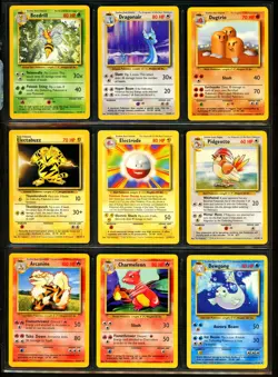 1999 Pokemon Base Set COMPLETE Unlimited Edition NON HOLO Cards 17-102 Rare MINT - Image 2