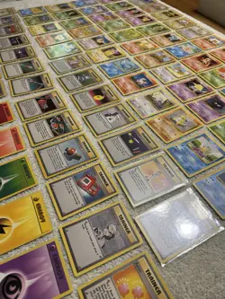 1999 Pokemon Base Set COMPLETE Unlimited Edition NON HOLO Cards 17-102 Rare MINT - Image 3