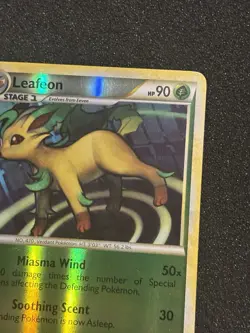 2011 Pokemon TCG Leafeon 13/95 Reverse Holofoil RARE NM+ Call Of Legends - Image 3