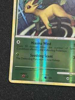 2011 Pokemon TCG Leafeon 13/95 Reverse Holofoil RARE NM+ Call Of Legends - Image 5