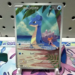 Pokemon TCG Misty's Lapras 194/182 SV10 Destined Rivals IR - Image 1
