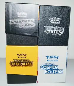 Pokemon TCG: Set of 4 Empty Elite Trainer Boxes (ETBs) - Image 2