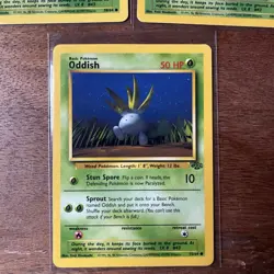 Oddish 58/64 Pokemon TCG Jungle Set Common Lot Of 3 - Image 2