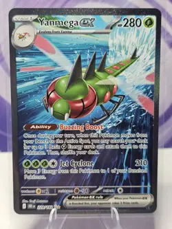 Yanmega EX 228/182 Special Illustration Destined Rivals Pokemon Full Art SIR NM - Image 1